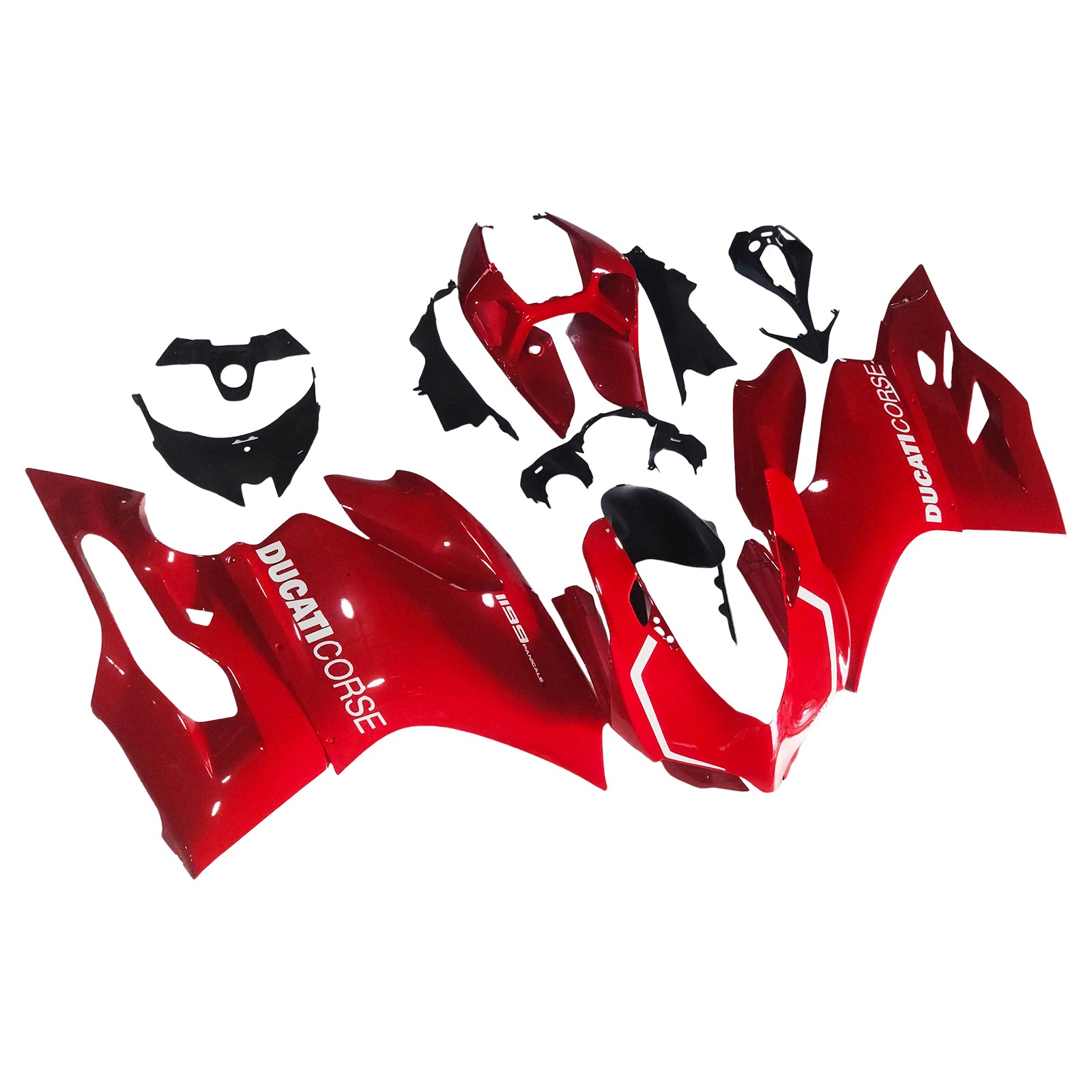 Amotopart 2012-2015 Ducati 899 Red Fairing Kit