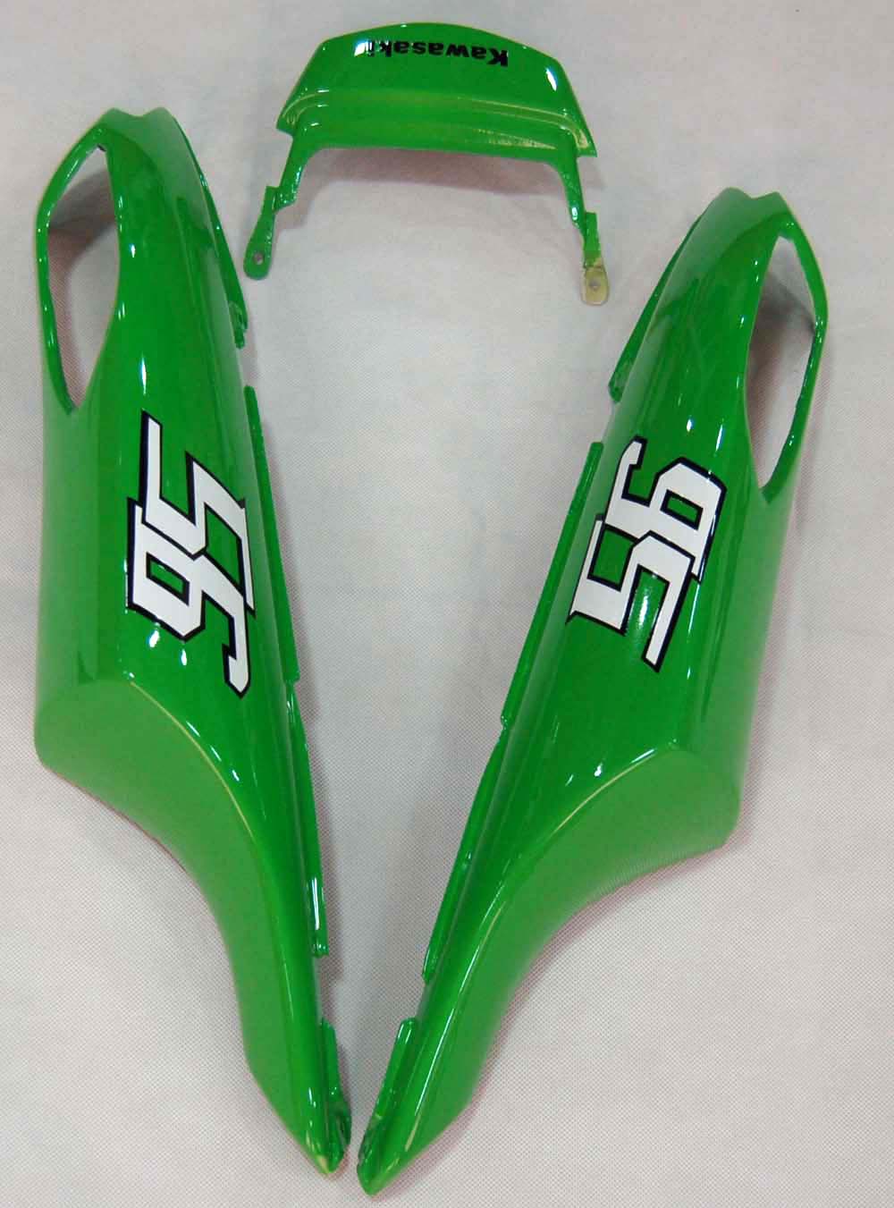 Amotopart 2006-2011 Kawasaki ZX14R Black&Green Fairing Kit