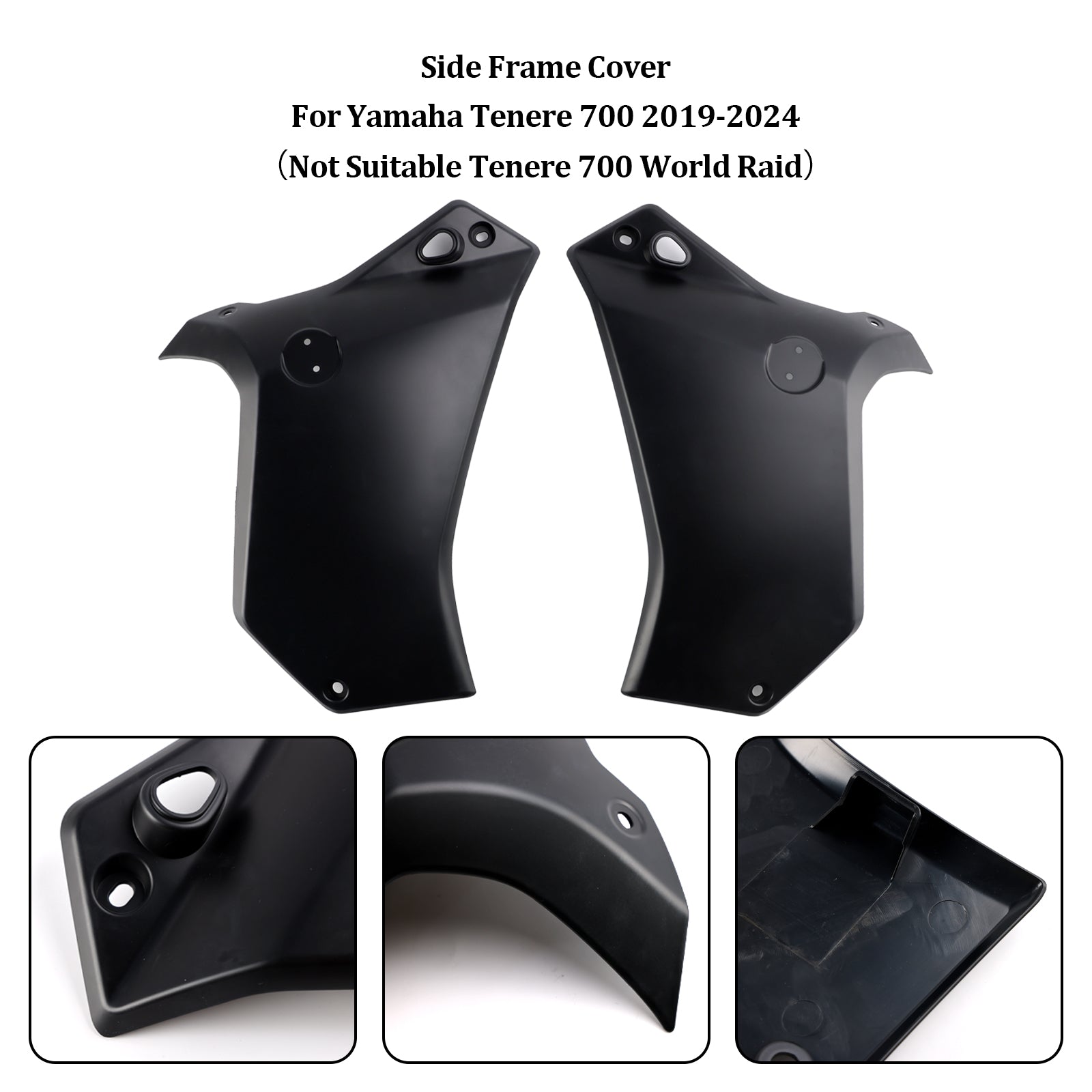 2019-2024 Yamaha Tenere 700 Side Frame Panel Protector Fairings Cover