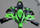 Kit carena Amotopart Kawasaki 2009-2012 ZX6R 636 Verde Style2