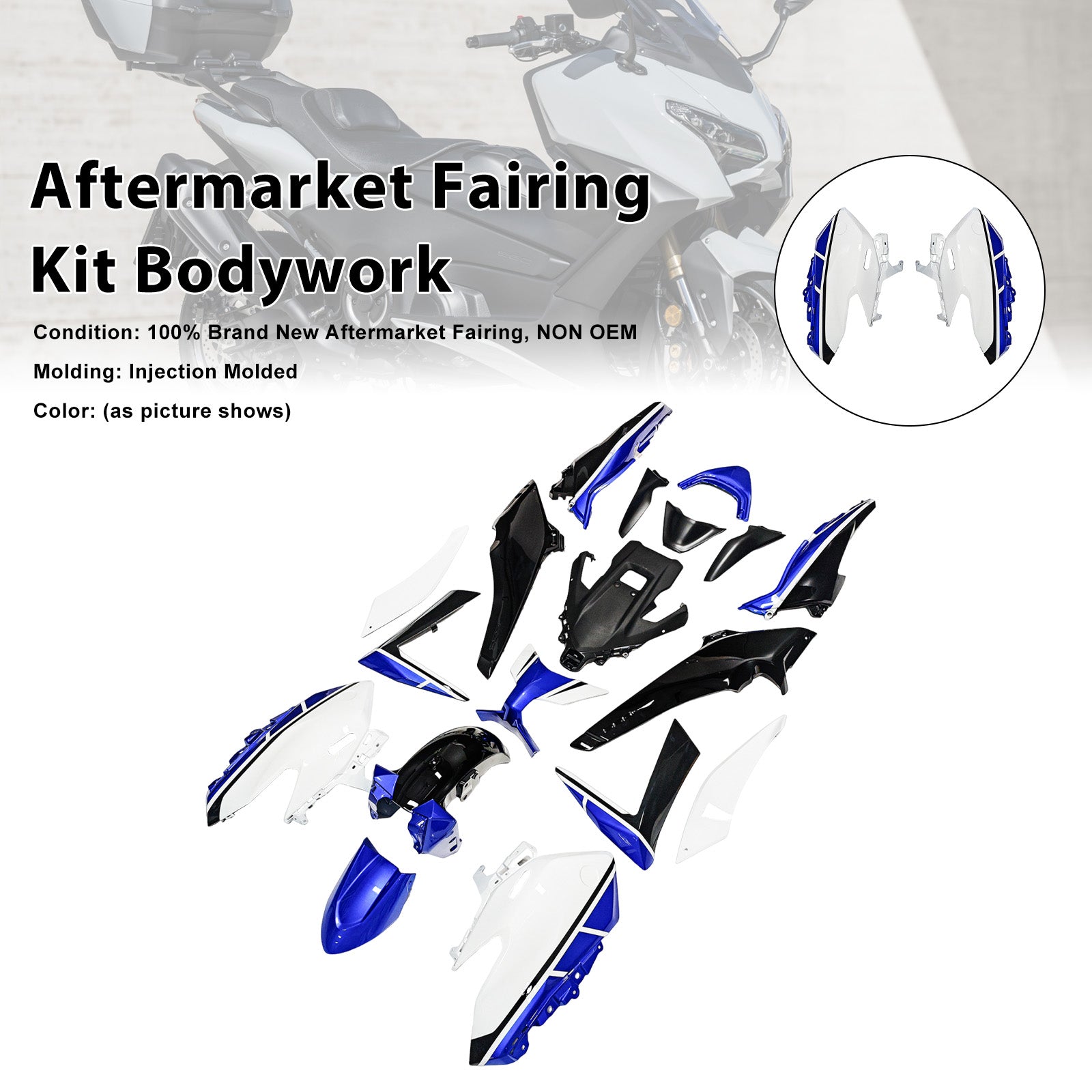 Amotopart 2025-2026 Yamaha TMAX560 Fairing Kit Collection