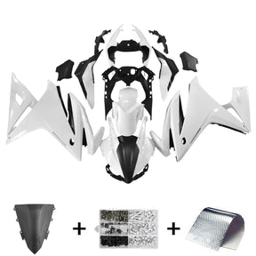 Amotopart 2016-2018 Honda CBR500R  Black White Fairing Kit