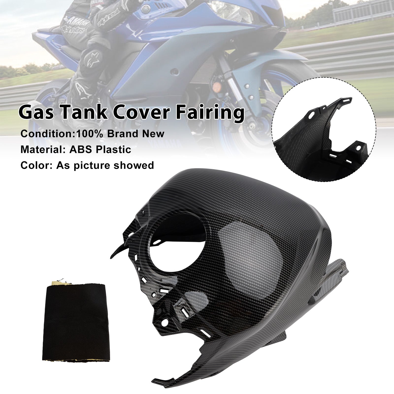 2025-2026 Yamaha YZF-R3 R25 Gas Tank Cover Fairing Protector