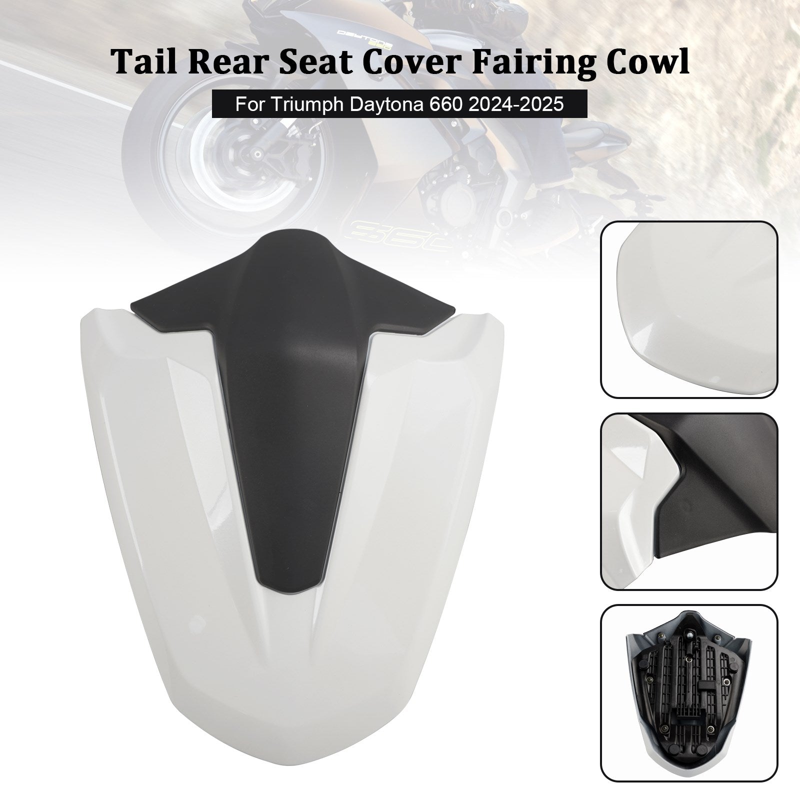 2024-2025 Daytona 660 Tail Rear Seat Cover Fairing Cowl