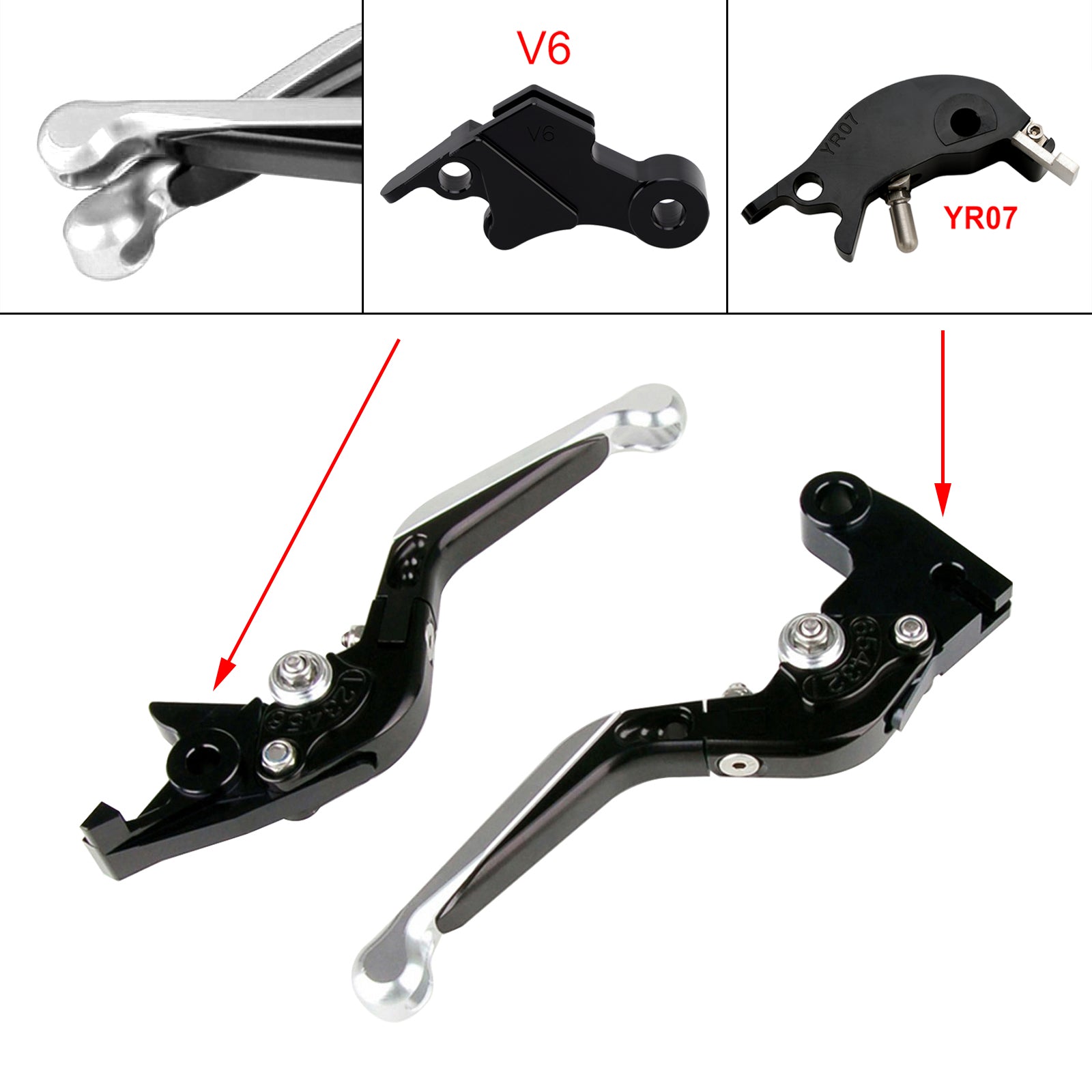 24-25 YAMAHA XSR900 XSR900GP MT-09 MT-09SP Adjustable Clutch Brake Lever
