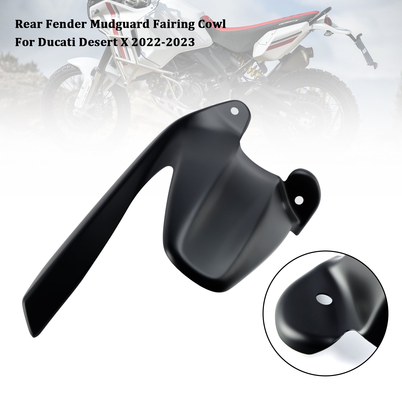 22-23 Ducati Desert X Rear Fender Mudguard Fairing Cowl