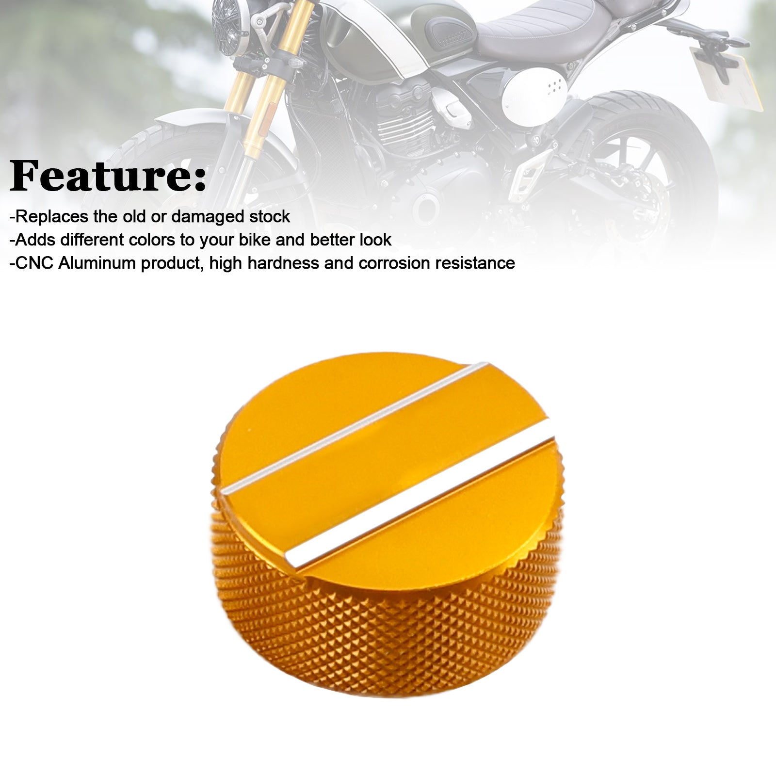 23-25 Scrambler 400X Radiator Cover coolant Cap Lid