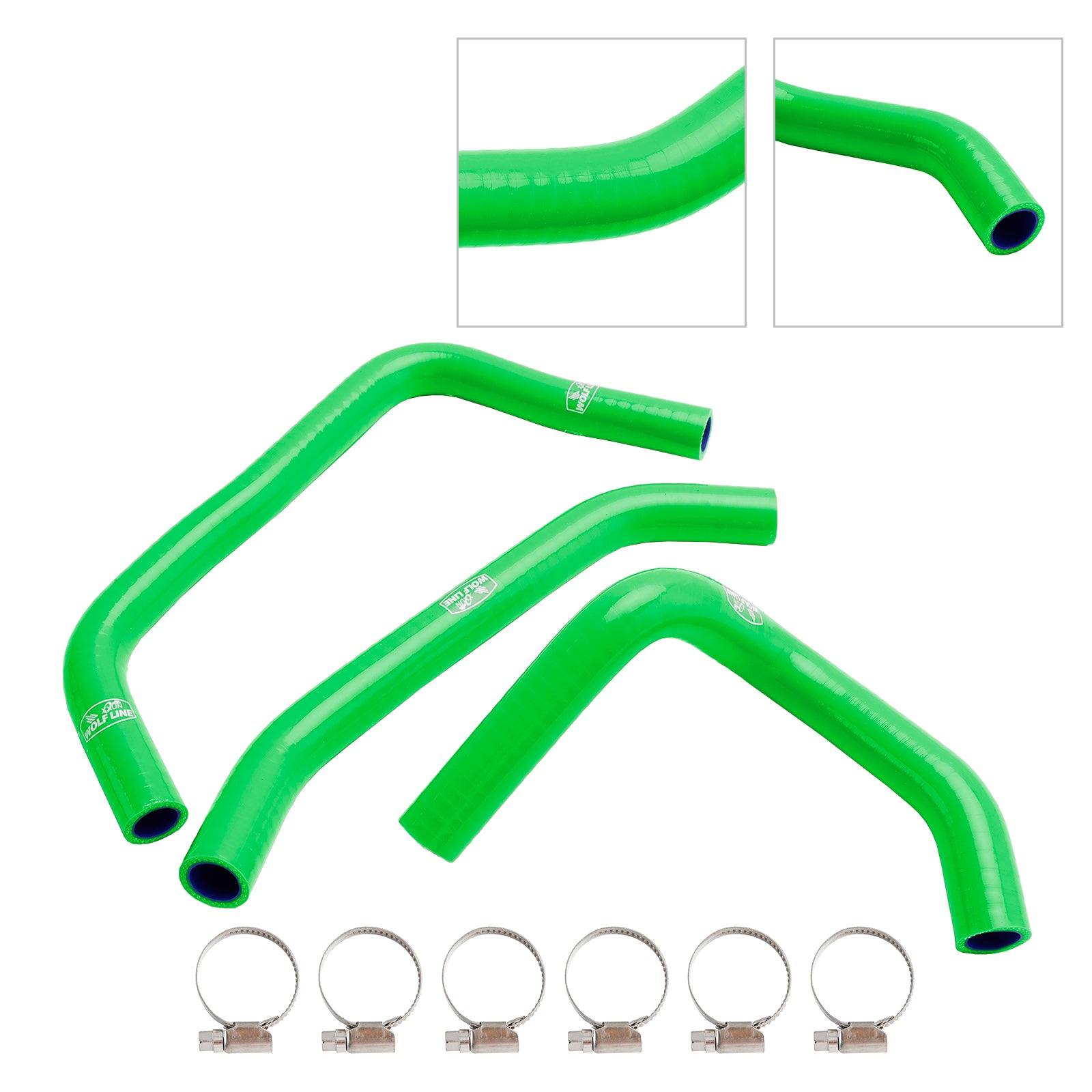 23-24 Kawasaki ZX4R ZX-4RR Silicone Radiator Coolant Hose Kit