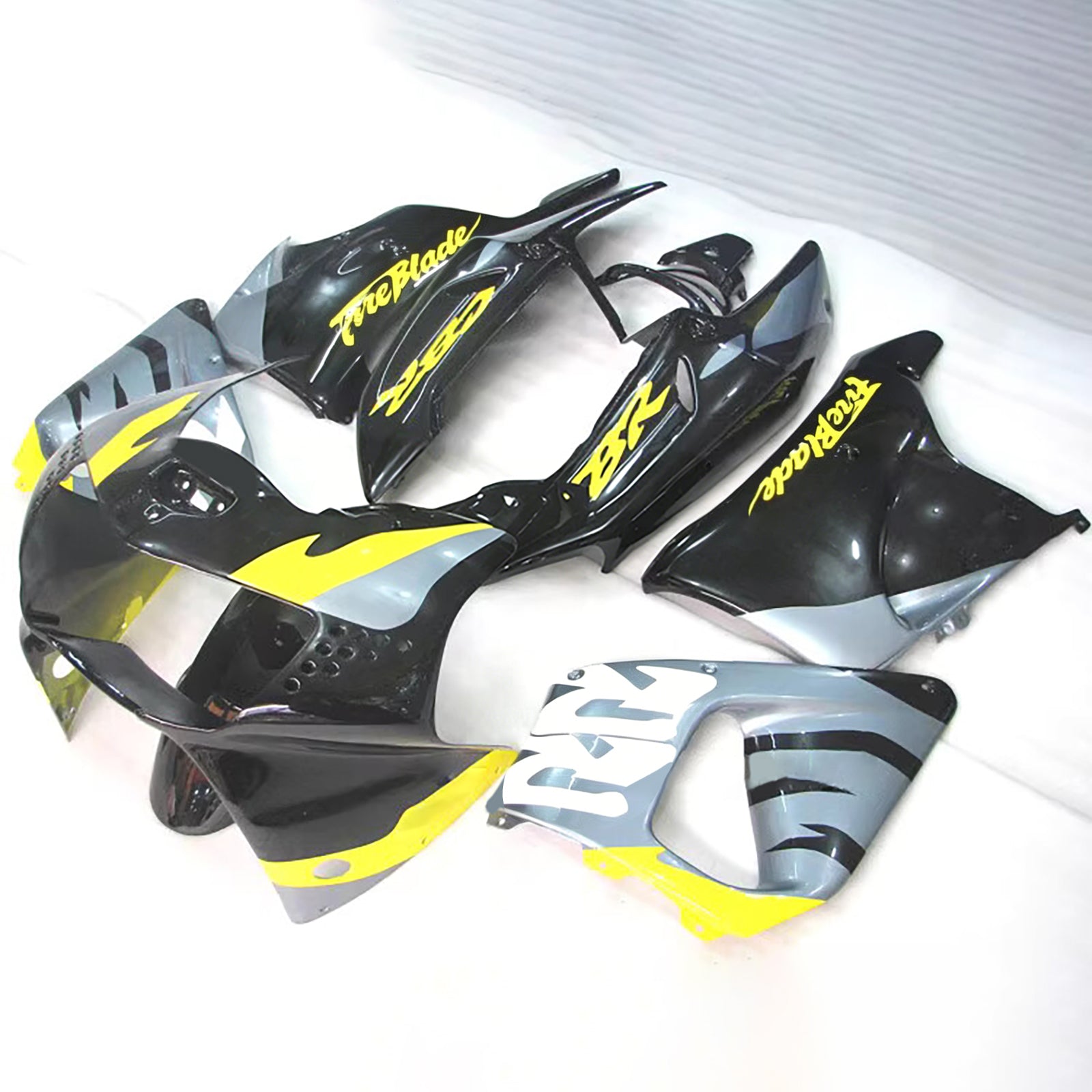 Amotopart 1998-1999 Honda CBR900RR 919 Black/Grey Fairing Kit