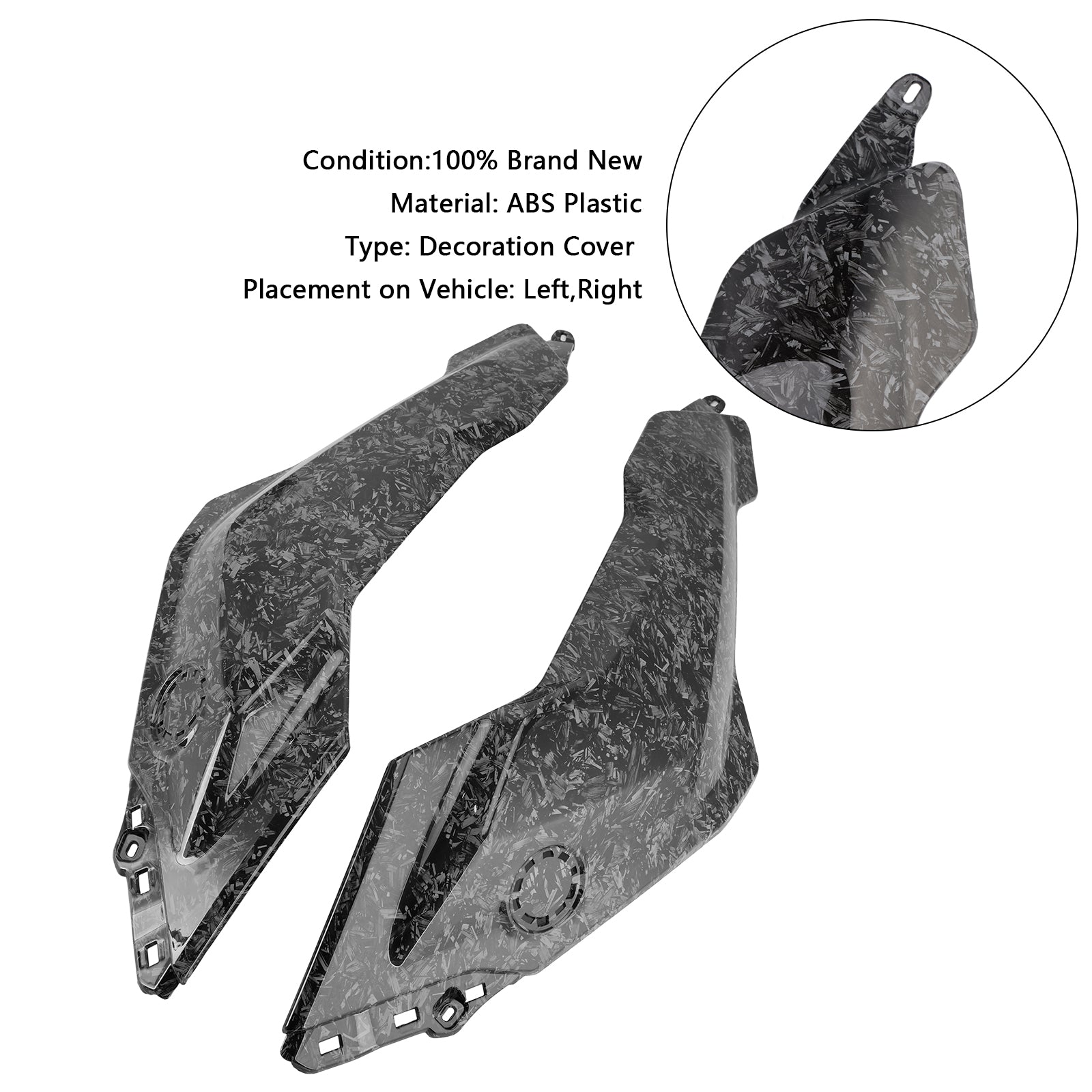 2024-2025 BMW R1300GS Side Gas Tank Frame Cover Panel Fairing Cowl