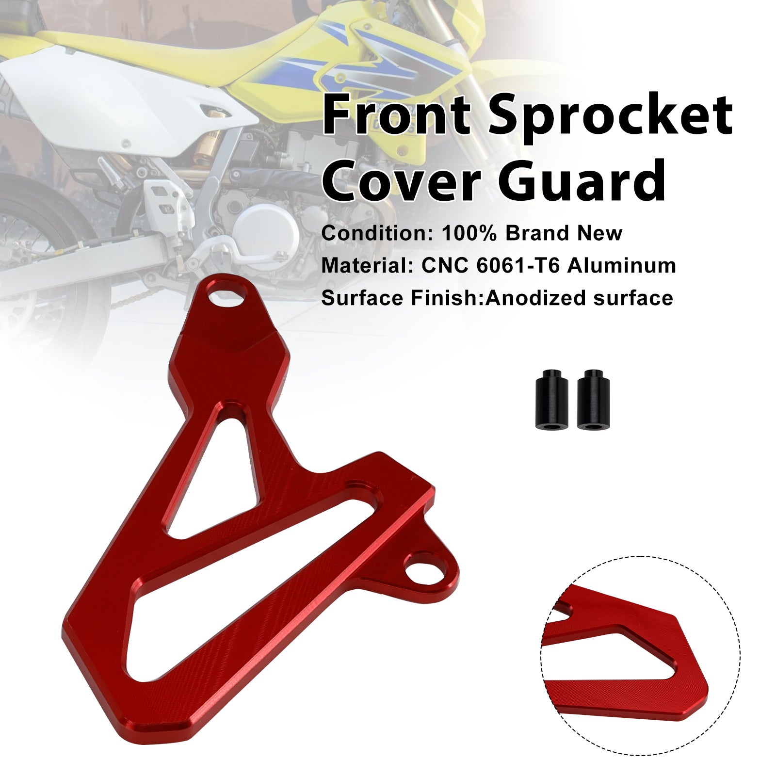 2000-2024 Suzuki DR-Z400SM DRZ400/S/E Front Sprocket Cover Guard