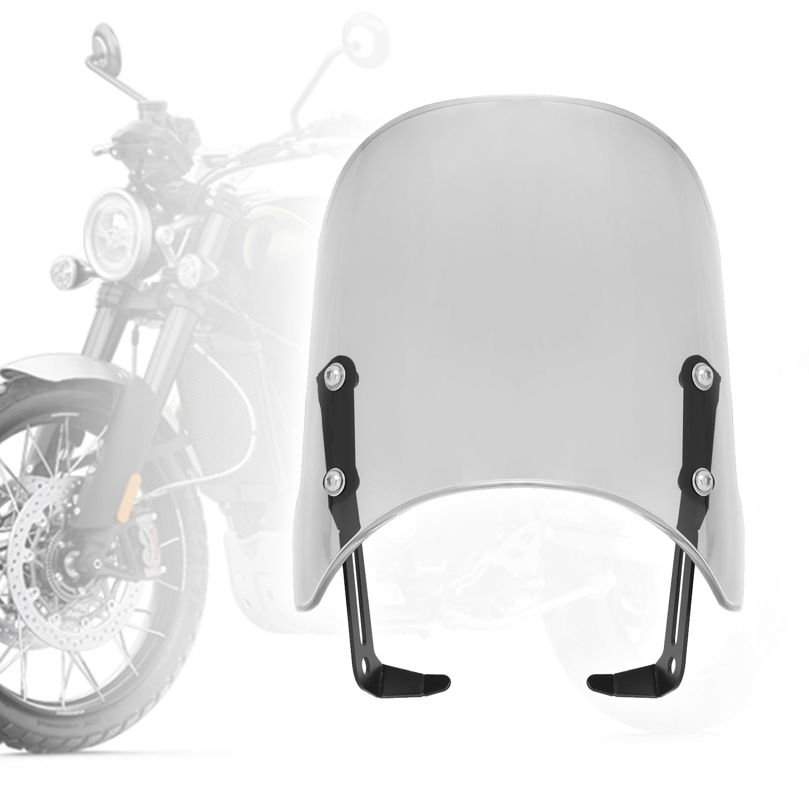 19-23 Scrambler 1200 XC XE & 16-23 Street Twin 900 Clear Windshield WindScreen