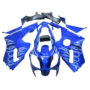 Kit carena Amotopart 2000-2001 Kawasaki ZX12R blu e bianco