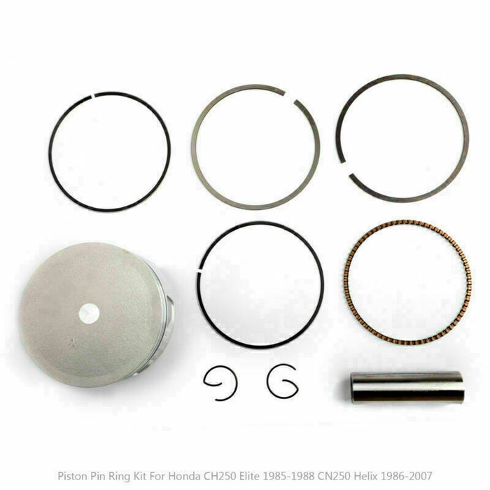 +1.00mm Piston CN250 For HONDA 73mm 86-2007 Kit SCOOTER Bore Ring HELIX Size