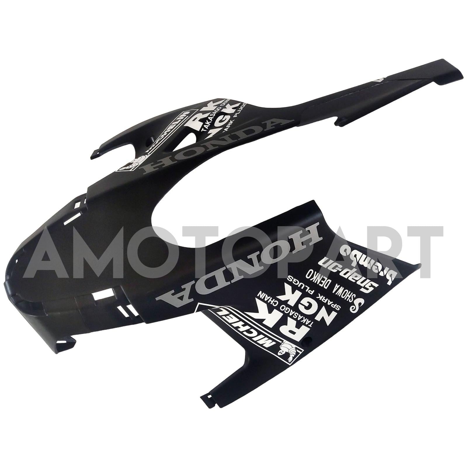 Amotopart 2008-2011 Honda CBR1000RR Black Silver Fairing Kit