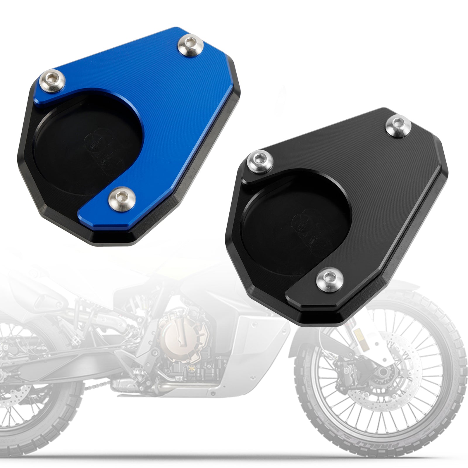 Béquille de moto, plaque d'agrandissement, coussinet adapté à Husqvarna norden 901 2022 – 2023