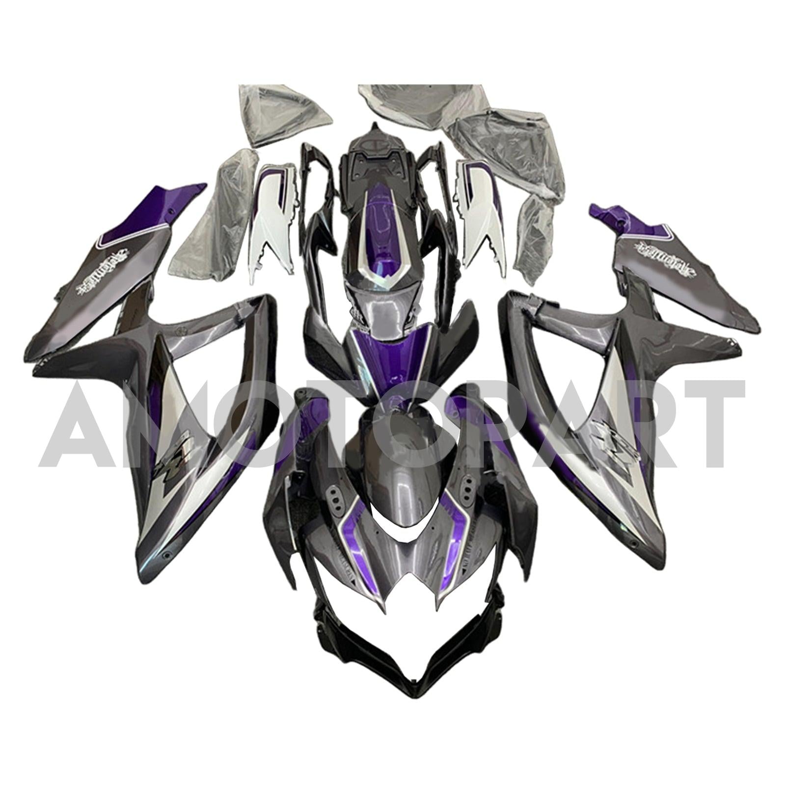 Amotopart 2008-2010 Suzuki GSXR 600/750 Fairing Kit Collection Two