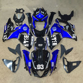 Amotopart 2009-2016 K9 GSXR1000 Suzuki Black&Blue Style4 Fairing Kit