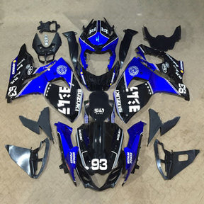 Amotopart 2009-2016 K9 GSXR1000 Suzuki Nero e Blu Style4 Kit carena