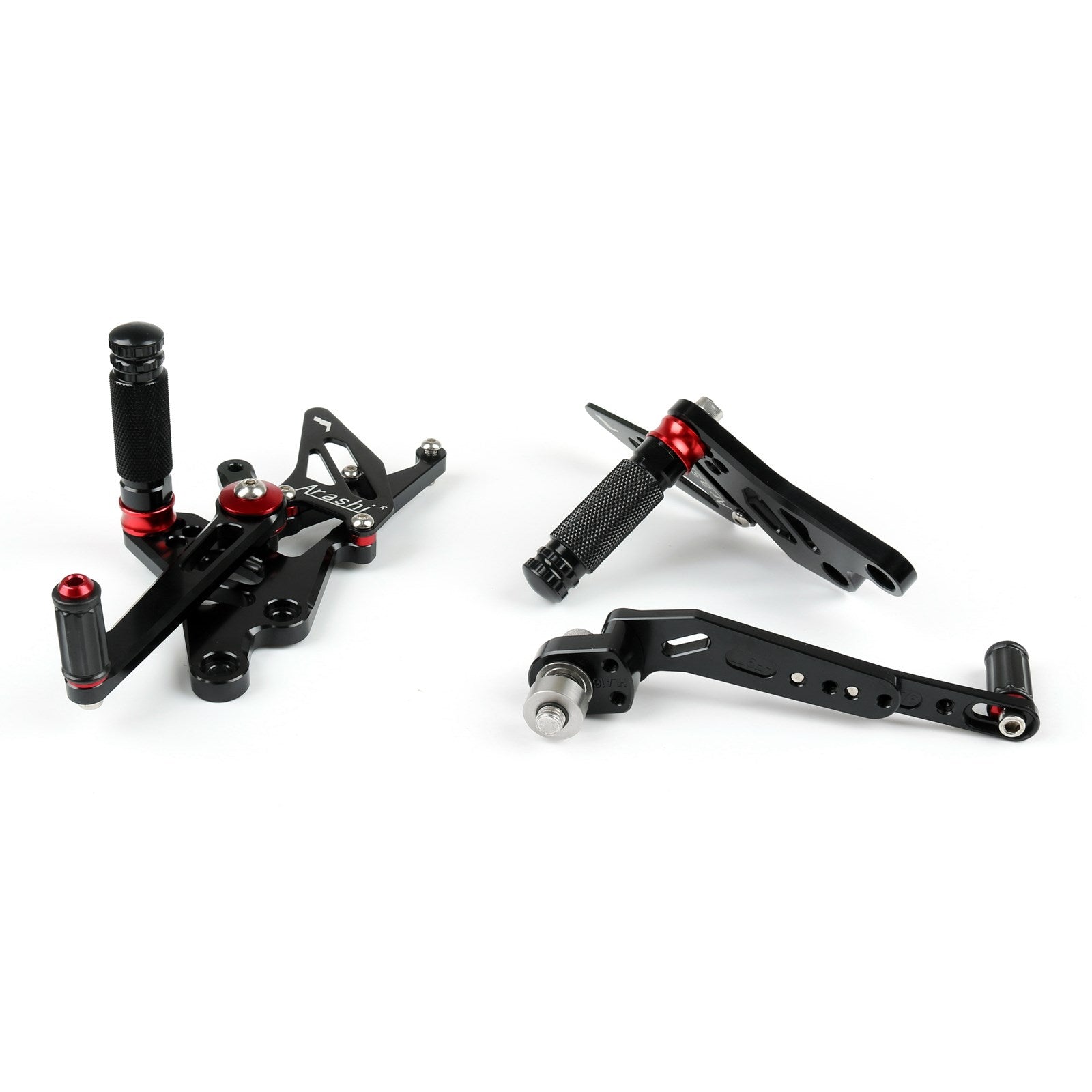 Suzuki GSXR1000 2009-2016 CNC Adjustable Rearset Foot Rest Peg Rear Set Black