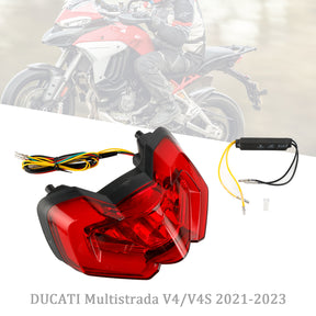 Tail Light Integrated Turn Signals For DUCATI Multistrada V4S V4 110 21-23