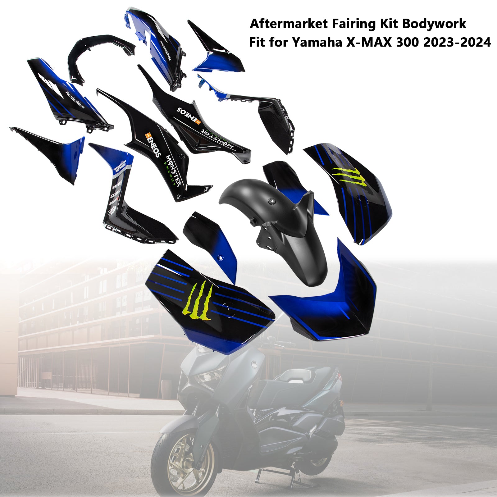 Amotopart 2023-2024 Yamaha X MAX 300 Fairing Kit