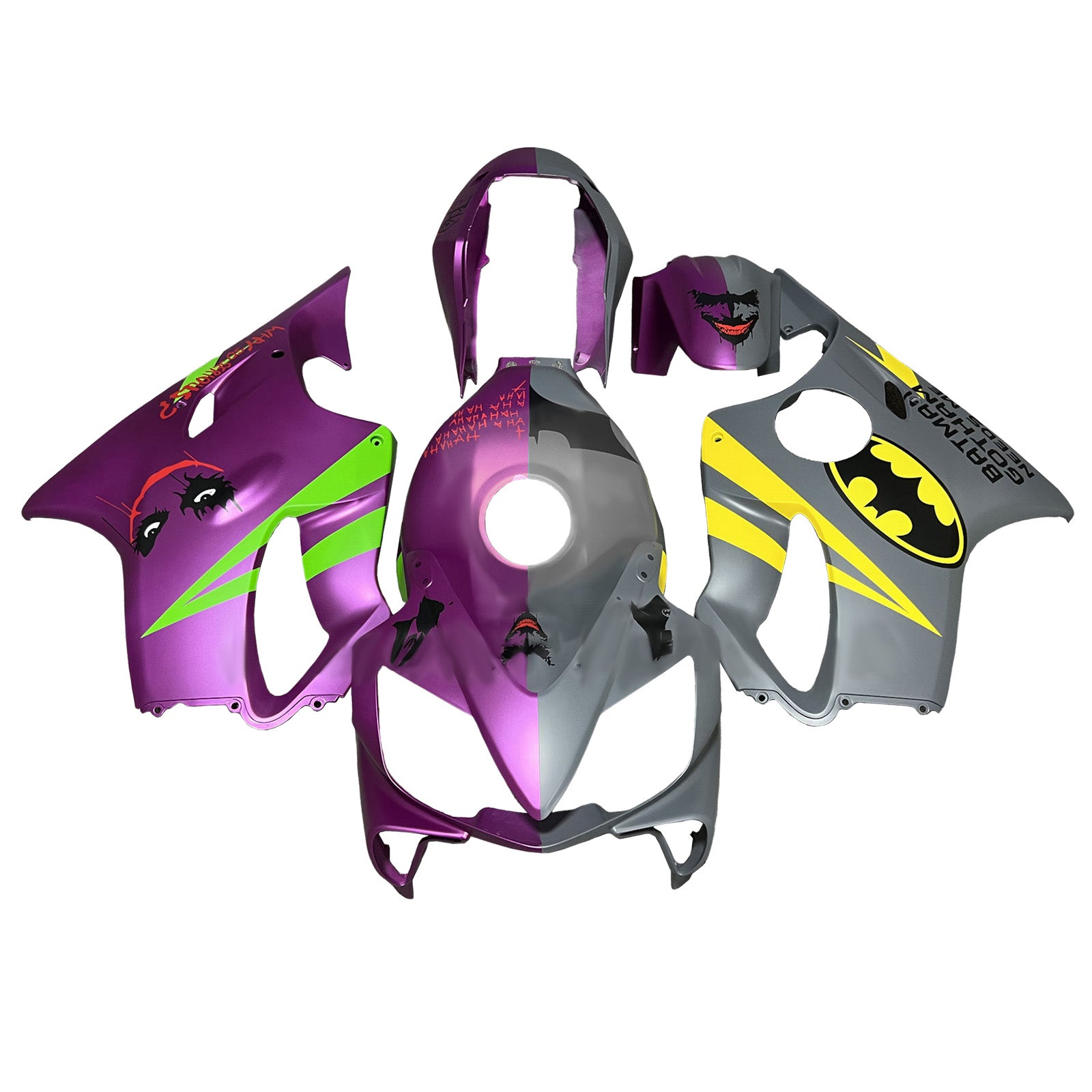 Amotopart 2004-2007 Honda CBR600 F4i Purple Grey Fairing Kit