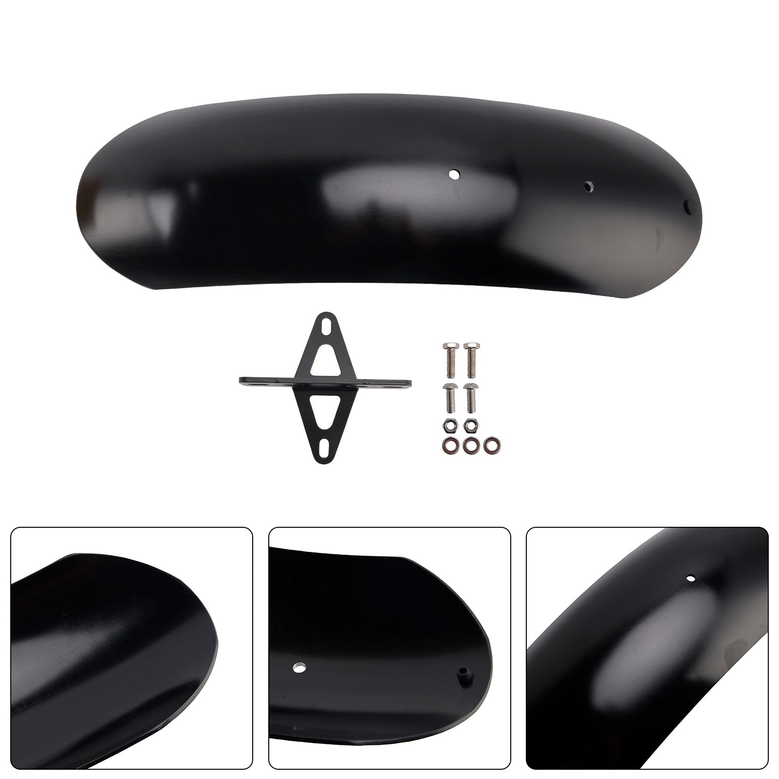 10-16 Parafango anteriore in acciaio speciale MOTO GUZZI V7 II Stone Classic