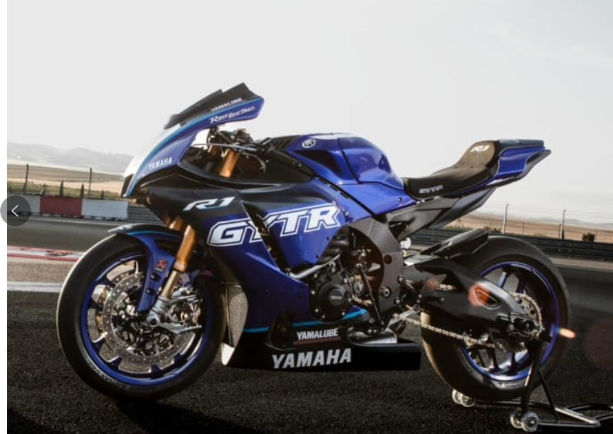 Amotopart Kit carena Yamaha YZF R1 2020-2024 Blu e Argento Style2
