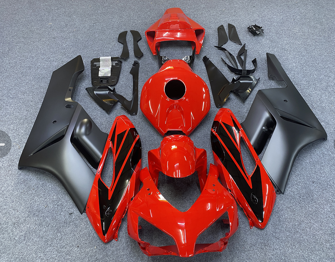 Amotopart Fairings Honda CBR1000RR 2004-2005 Fairing Black Red Fairing Kit