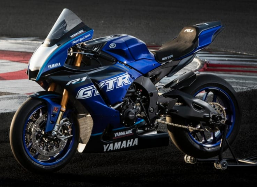 Amotopart ヤマハ YZF R1 2020-2024 ブルーホワイト GYTR フェアリングキット