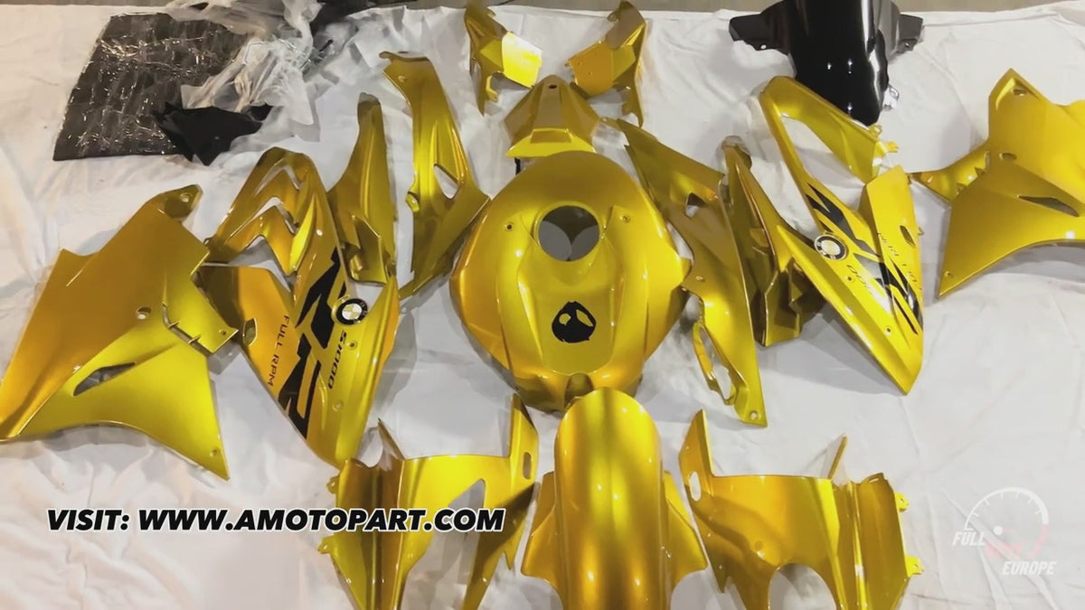 Amotopart 2017-2018 BMW S1000RR All Golden Fairing Kit