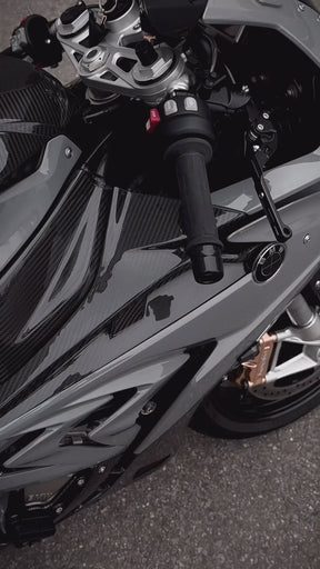 Amotopart 2015-2016 BMW S1000RR Carbon Fiber Grey Fairing Kit