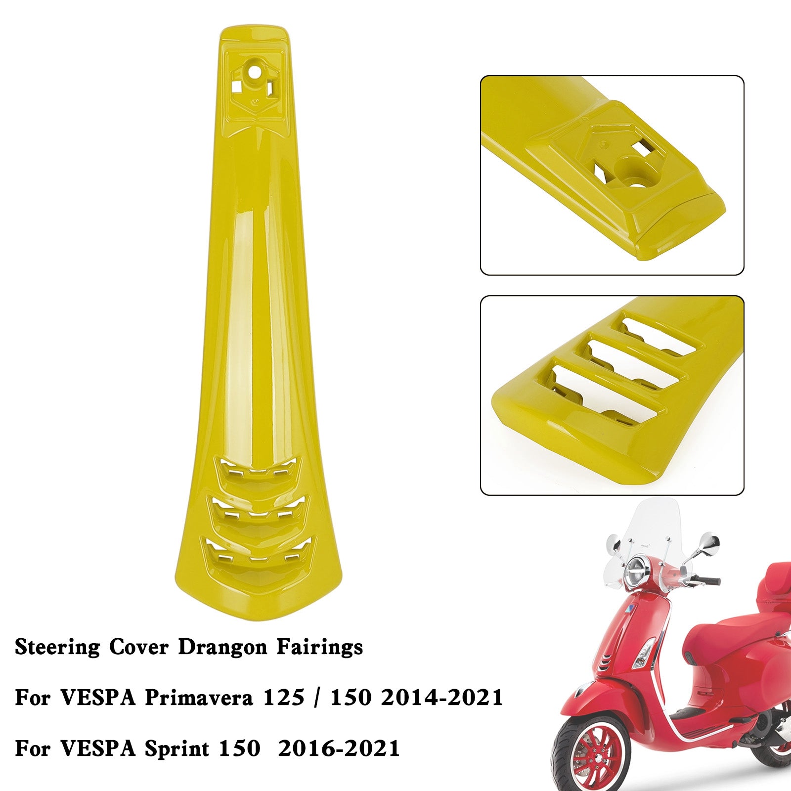 Carénage du couvercle du klaxon de direction pour VESPA Sprint Primavera 125/150 2014-2021