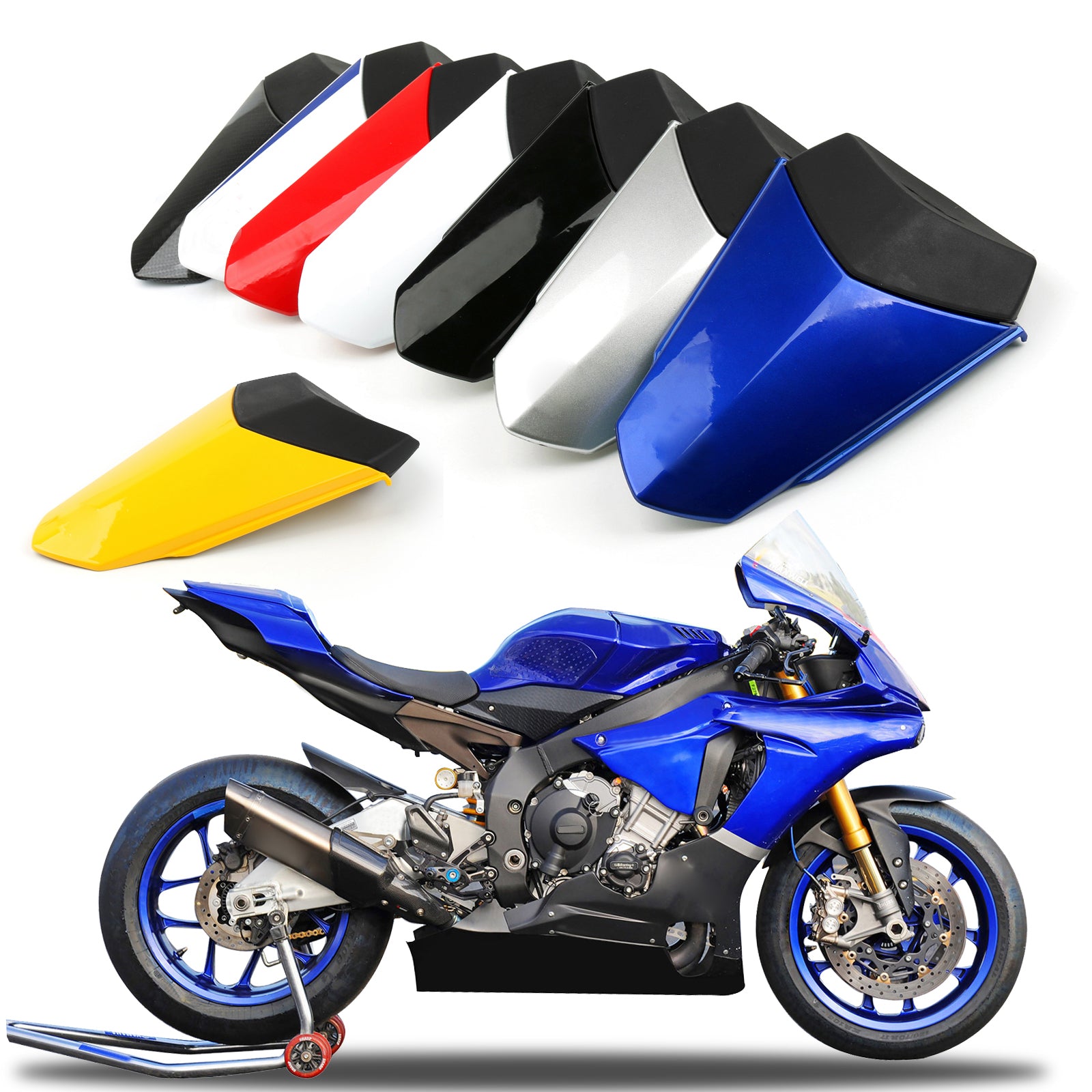 15-24 Yamaha YZF-R1 R1 Soziusabdeckung für die hintere Sitzbank