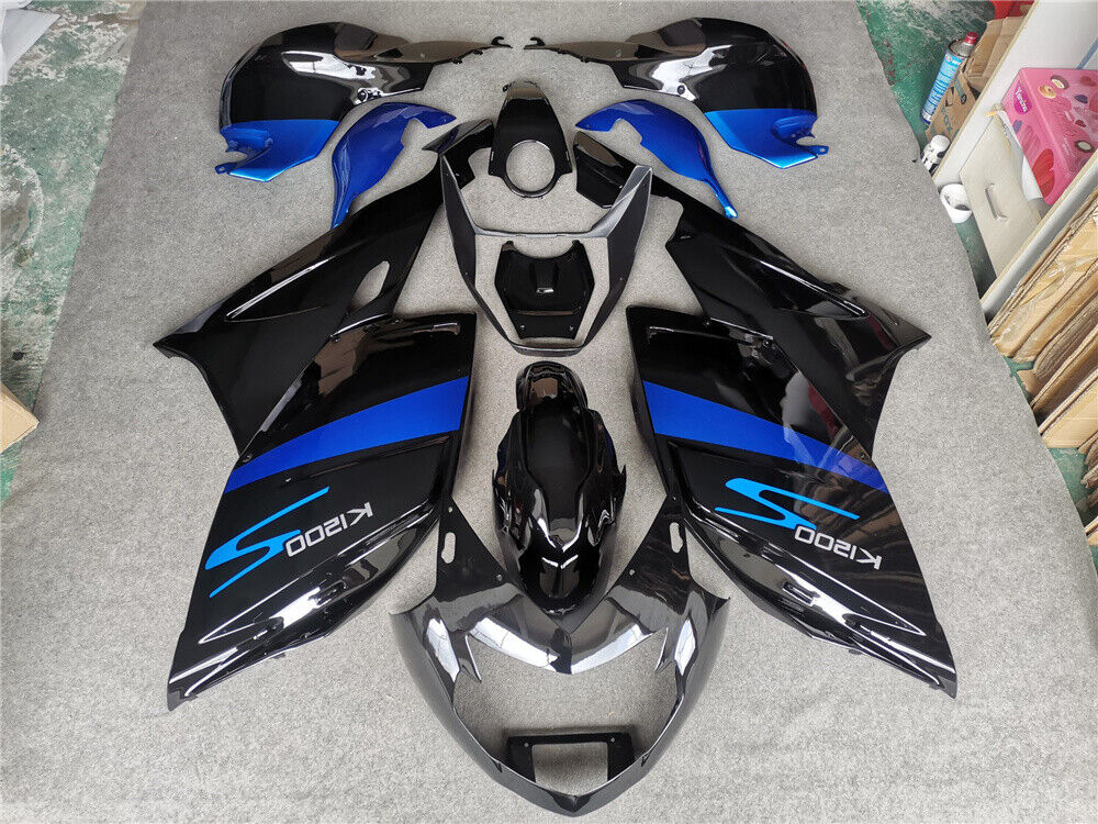 Amotopart BMW 2005-2010 K1200S Blue Black Fairing Kit