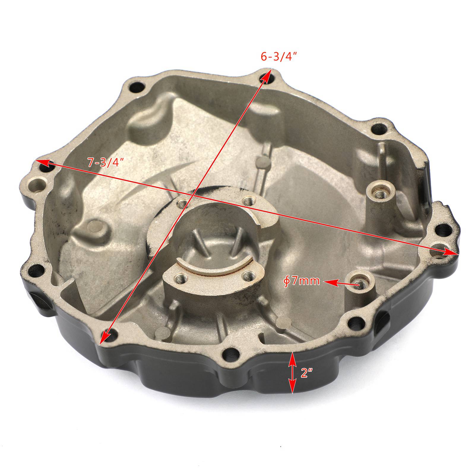 Cubierta del alternador Magneto del estator del motor del lado izquierdo para Honda 12-16 CBR1000RR genérico