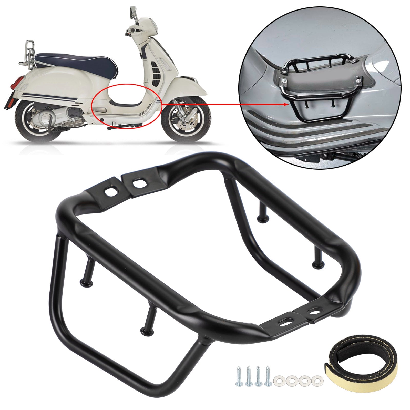 Support de support latéral de panneau de plancher pour Vespa Primavera Sprint 50 125 150