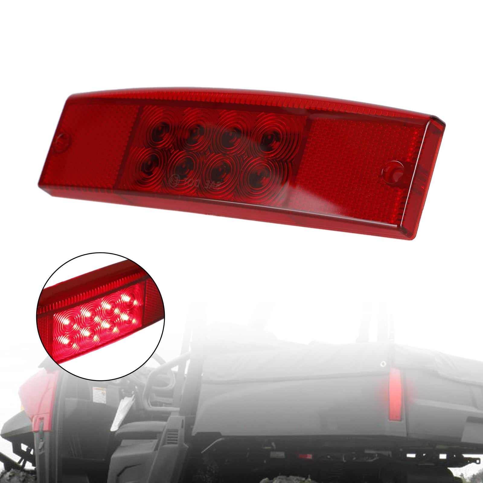 UTV Rear Tail Light 2411450 For Polaris Ranger 400 500 570 800 2011-2017 Generic