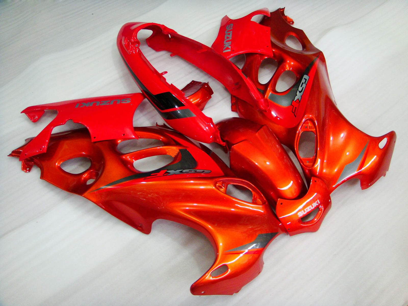 Amotopart Verkleidungssatz für Suzuki Katana GSXF600/750, 1998–2006, Rot