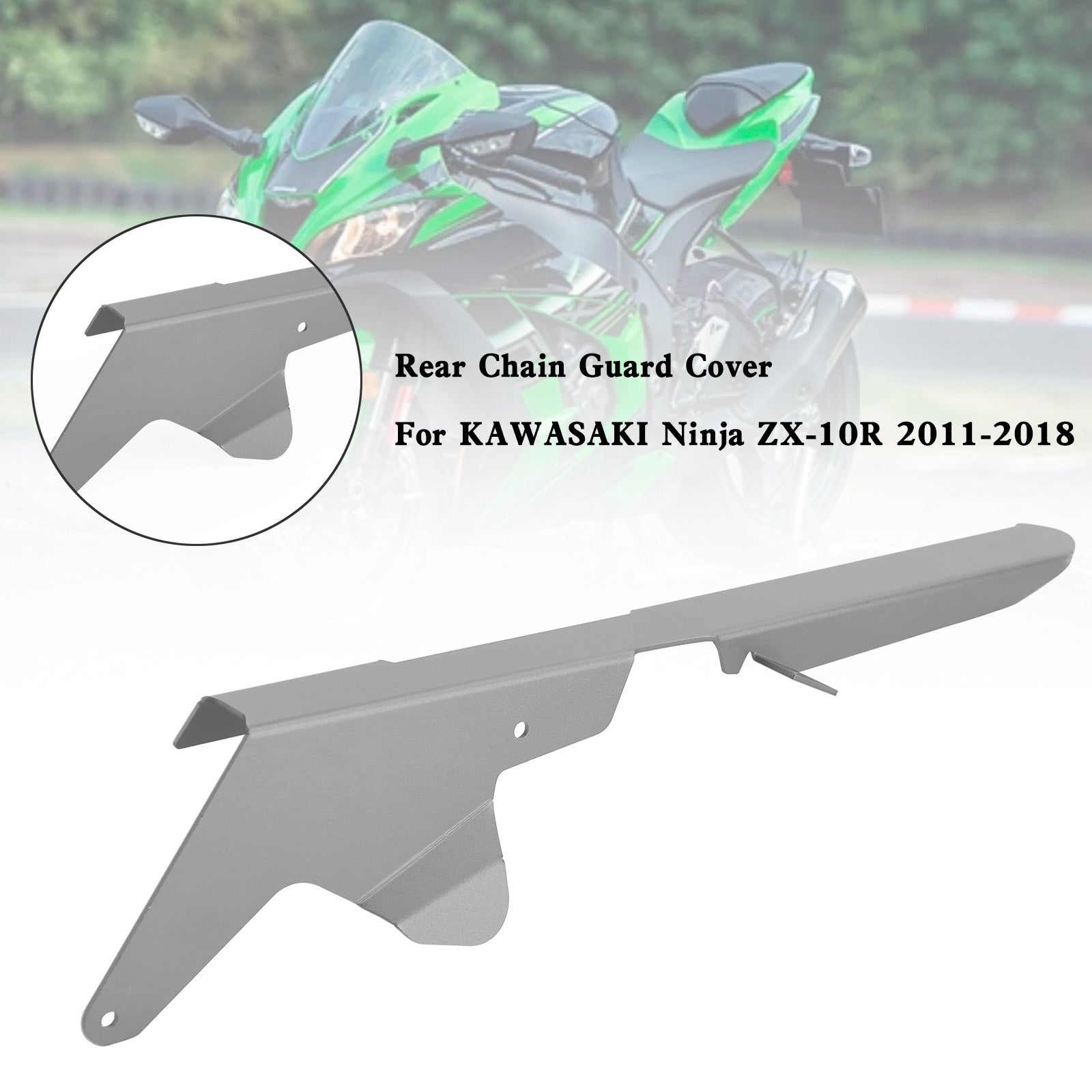 Sprocket Chain Guard Protector Cover For KAWASAKI ZX-10R 2011-2018