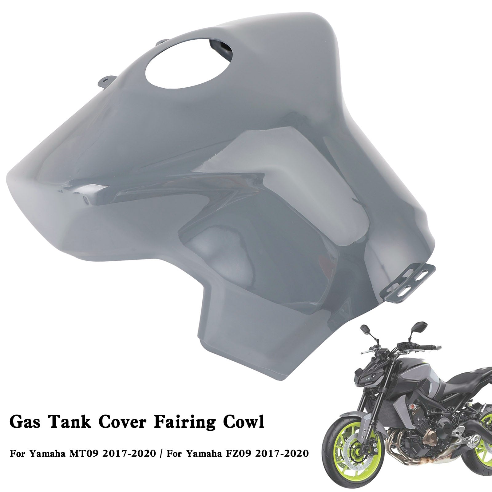 Tankdeckelverkleidung Verkleidungsverkleidung für Yamaha MT-09 MT09 FZ09 2017–2020