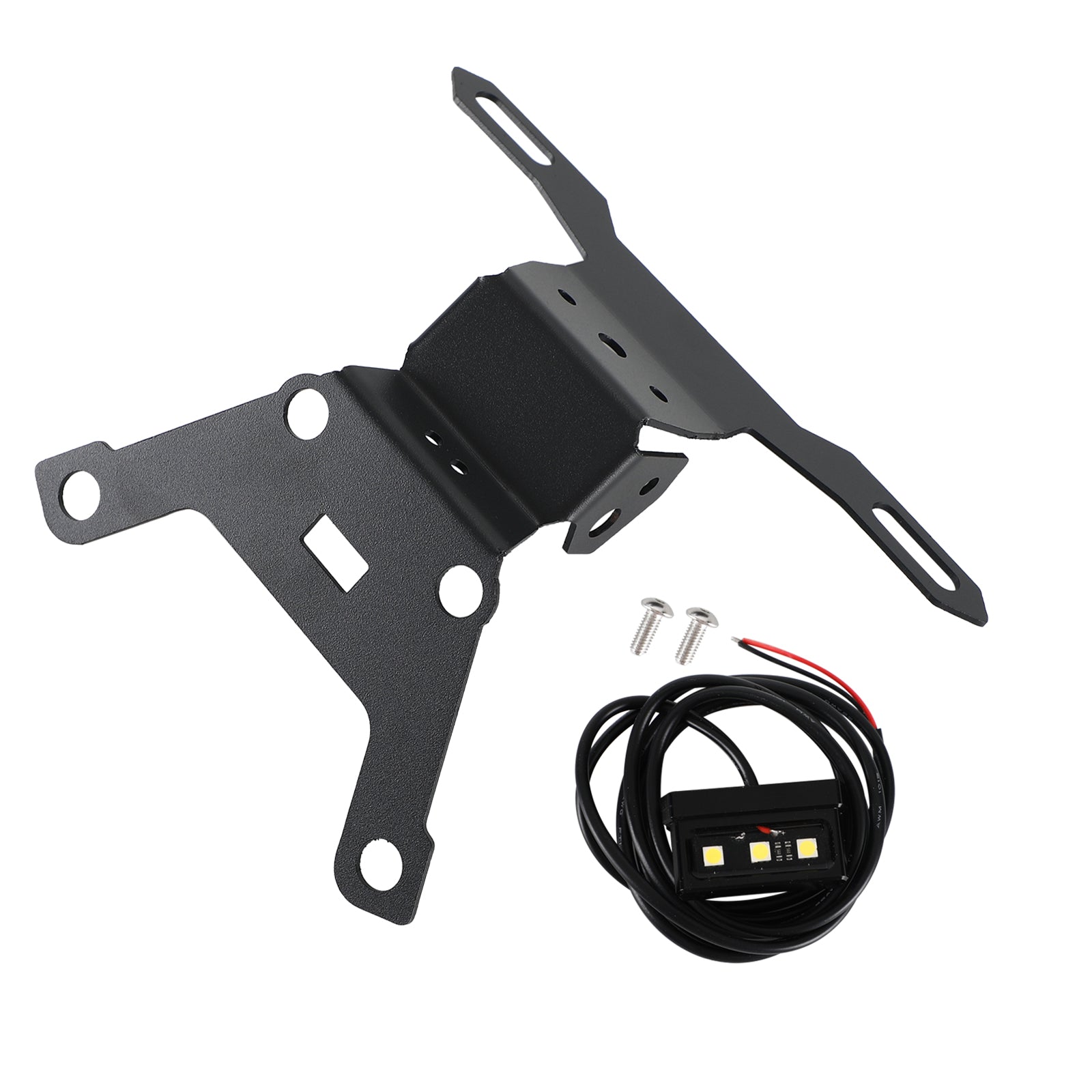 Soporte de marco para matrícula compatible con Suzuki SV650 ABS 15-21 SV650X 18-21 genérico