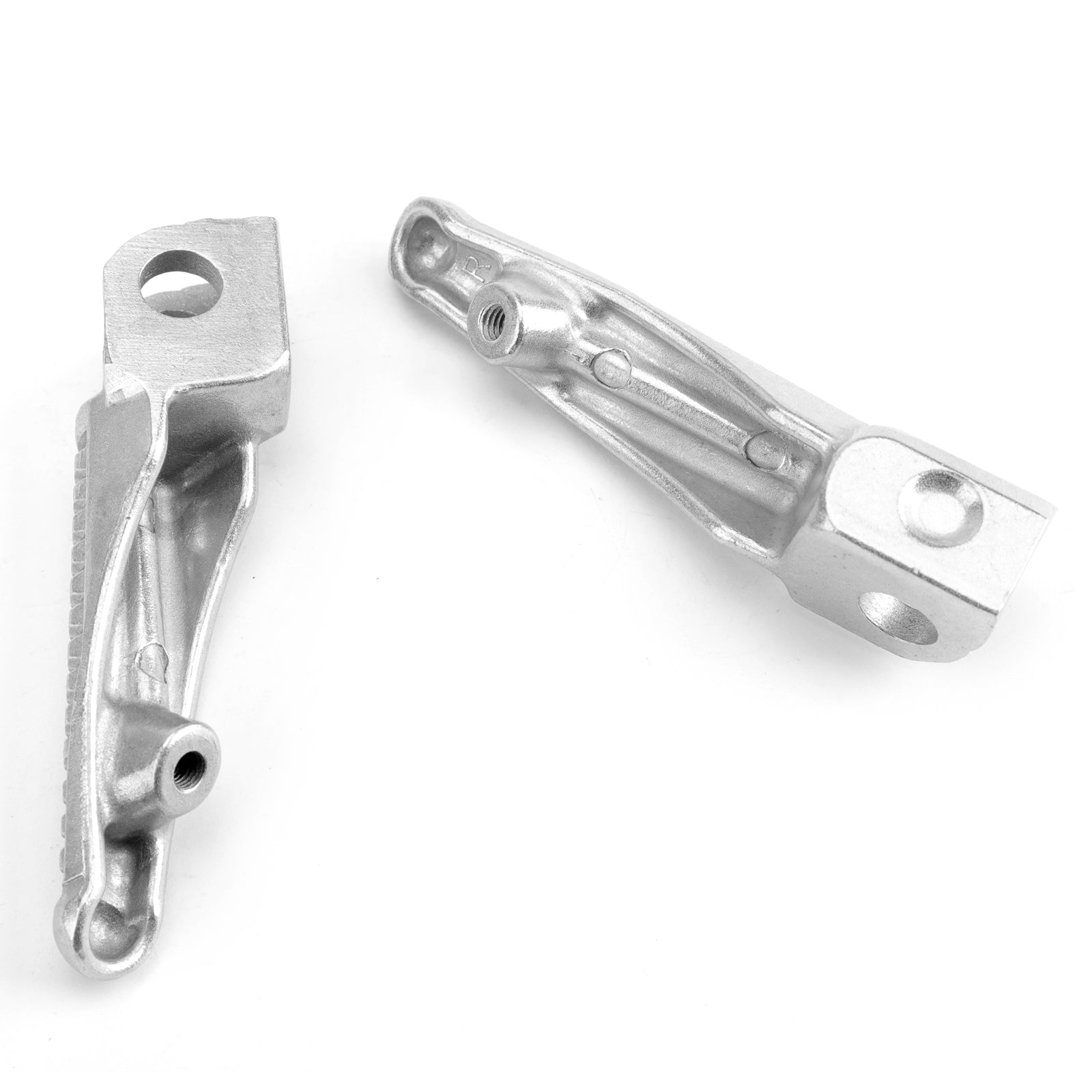 Front Foot Peg Footrest For Kawasaki ZX6R Z750 Z1000 ZX9R ZX10R NINJA 250 Silver Generic