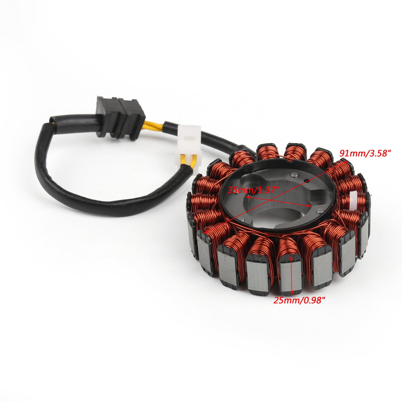 Stator Generator Fit for Honda CBR 250 CBR250R MC19 1988-1989 31120-KY1-003 via fedex