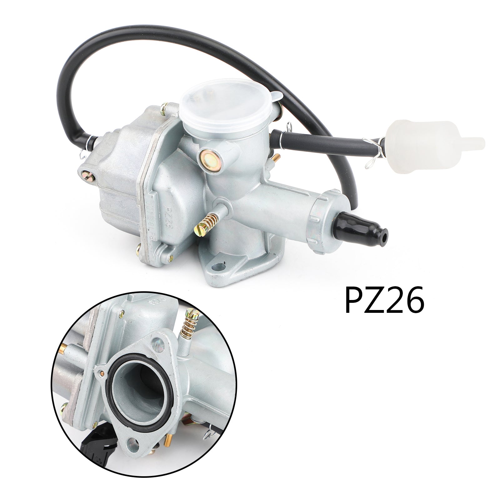 New PZ26 Carb Carburetor for 125cc-300cc 150cc ATV Dirt Bike Go Kart 26mm Intake Generic