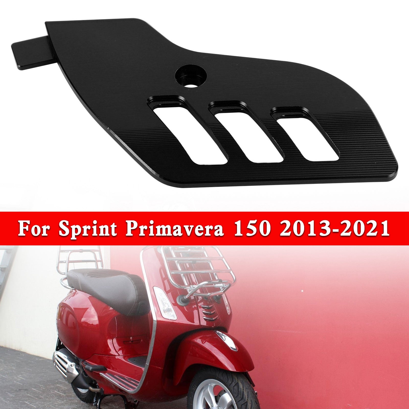 Front Fork Cover Fender Shock Absorbing Blocking For Vespa Sprint Primavera 150 Generic