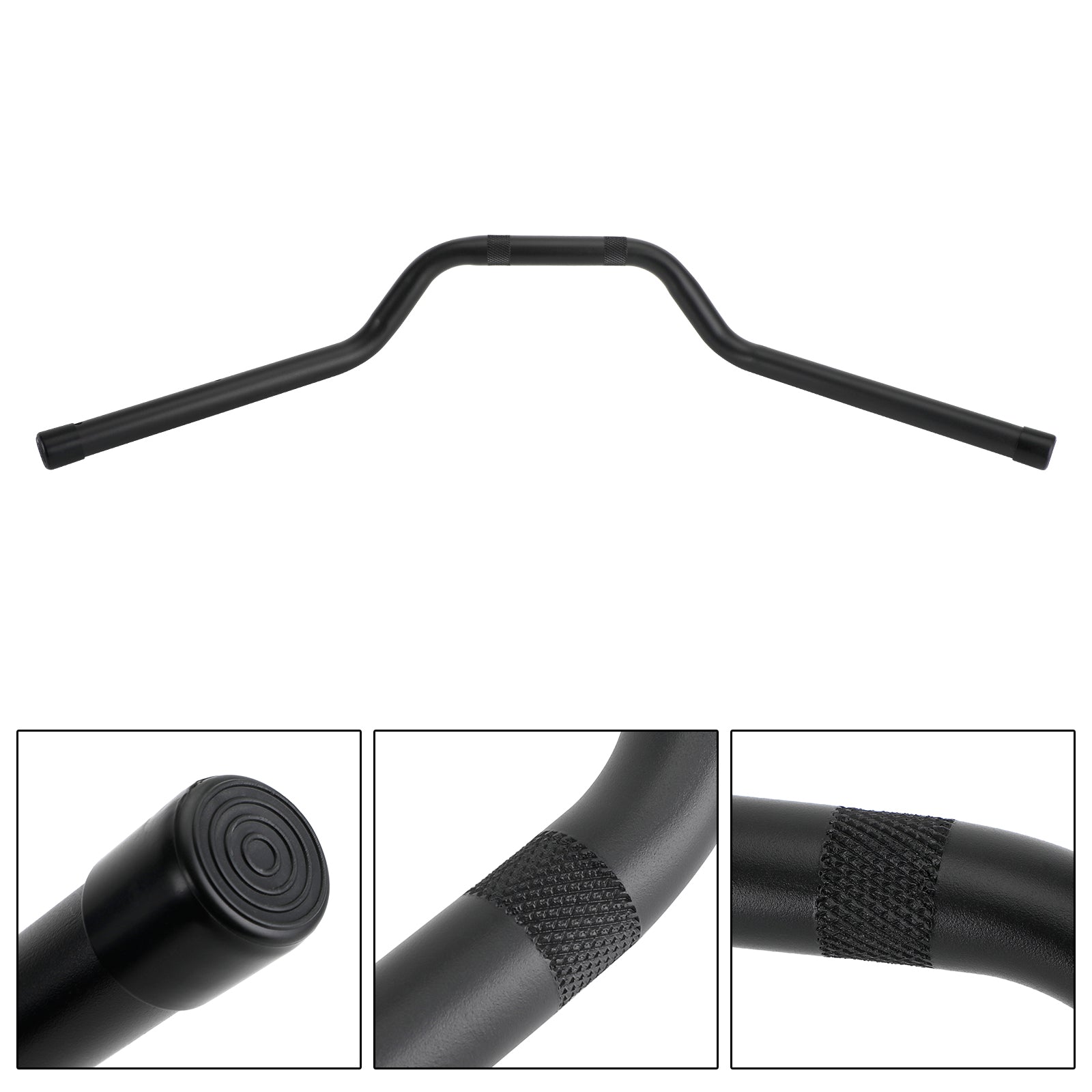 Universal 7/8" 22Mm Raiser Motor Bars Handlebar Black For Honda Cm500 17-22