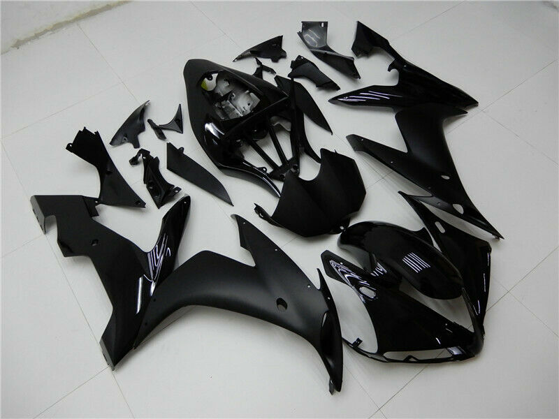 Amotopart 2004–2006 Yamaha YZF R1 Verkleidung, glänzend mattschwarzes Verkleidungsset