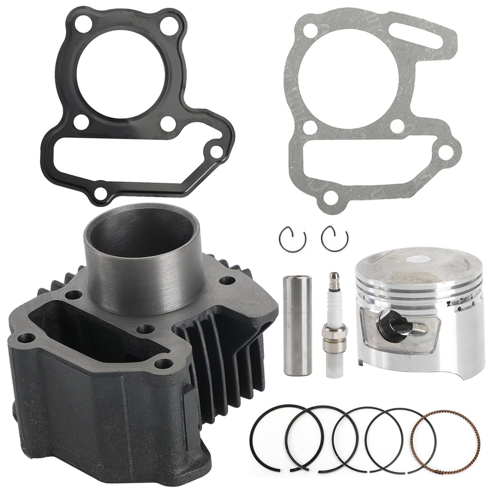 Cylinder Barrel For Yamaha Moto 4 80 YFM 80 Piston Rings Gaskets Kit 1986 1987 Generic DHL